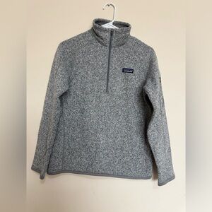 Patagonia Women’s Better Sweater 1/4 Zip Gray Medium